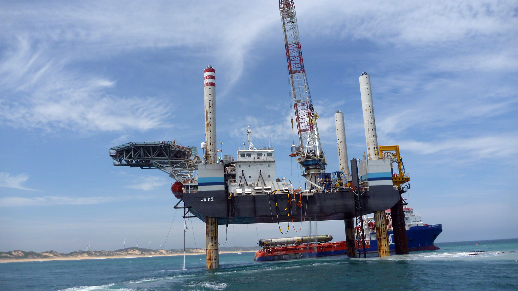 Offshore Grouting, Victorian Desalination Project, Wonthaggi Victoria