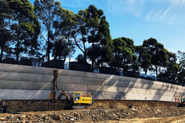 78 Middleborough Rd, Soil Nail Wall